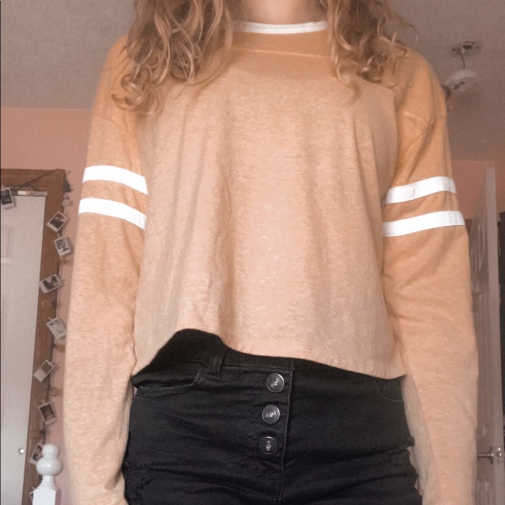 Yellow Cropped Tee